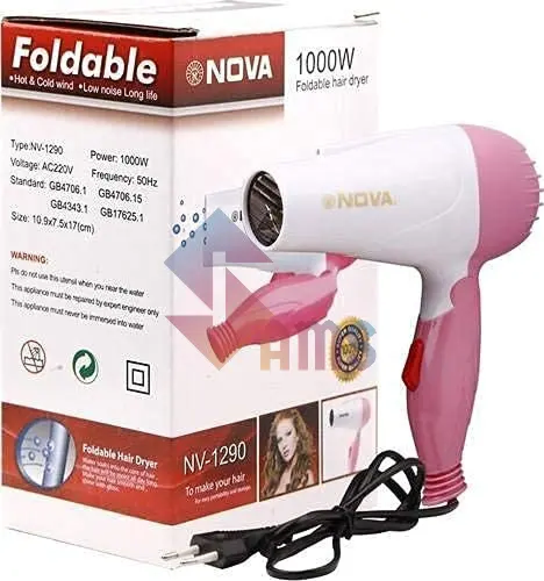 Nova Hair Dryer 1000w.webp